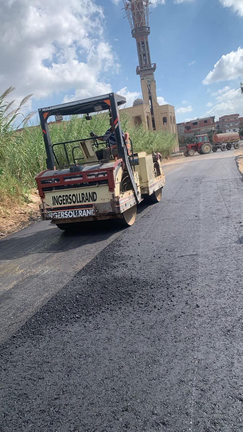 رصف طريق السنطه شنراق