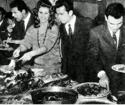 صالح سليم و عبدالحليم حافظ وصباح