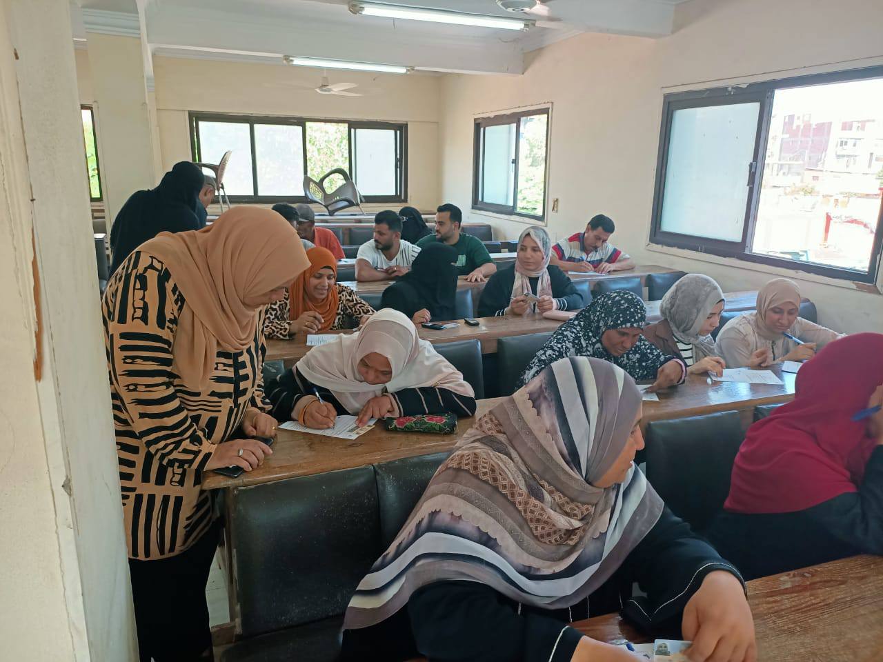 جانب من الاختبارات بالقليوبية