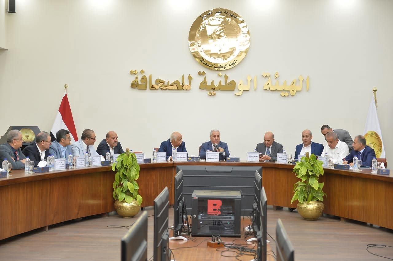 جلسه الوطنيه للصحافه لتطوير المحتوي