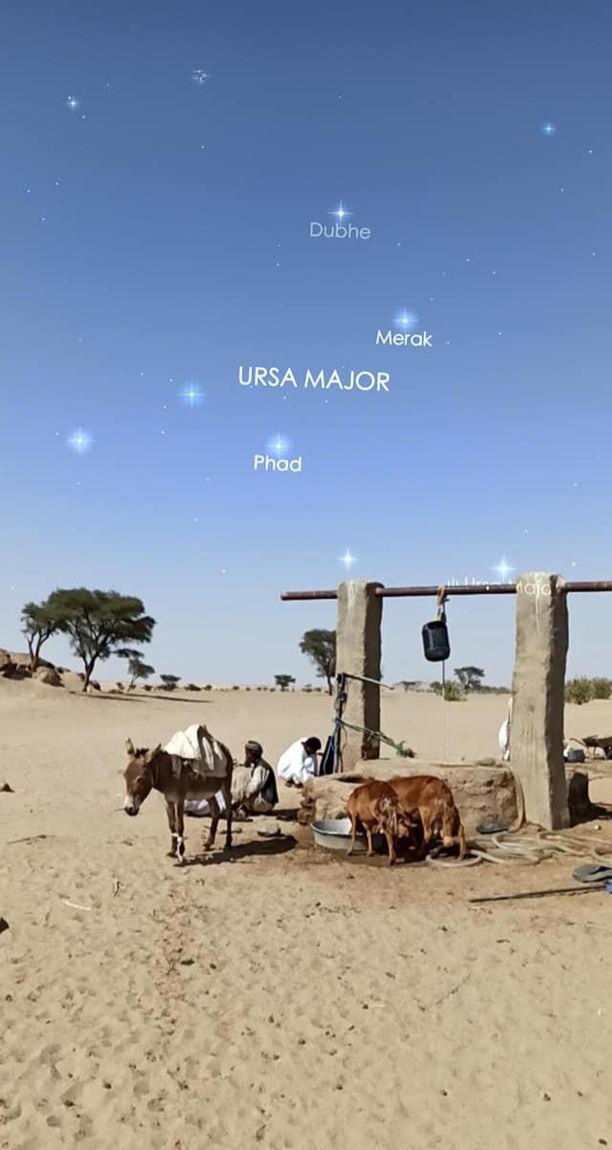 أهل البادية حول أحد آبار المياه بالشلاتين