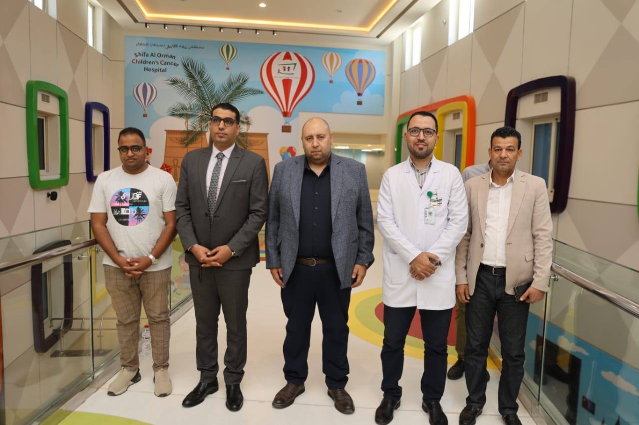 جانب من زيارة نائب محافظ الأقصر لمستشفى علاج سرطان الأطفال