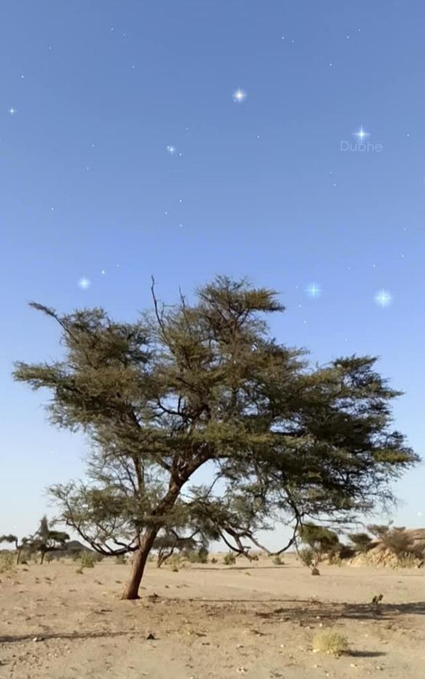 أماكن النجوم في السماء