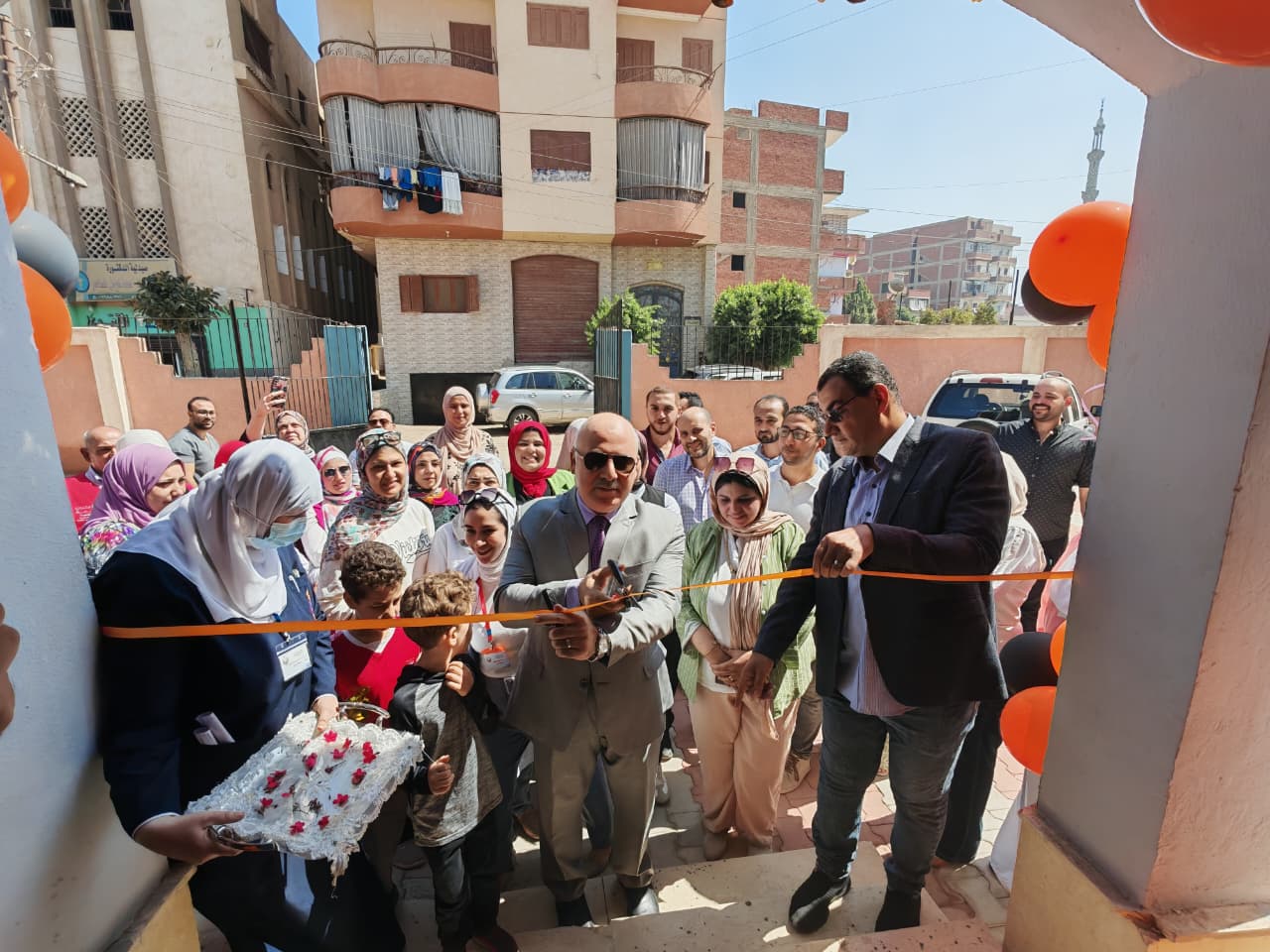 خلال افتتاح أعمال التطوير