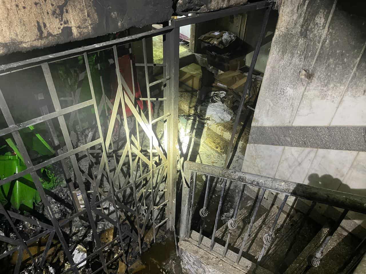 عقب إخماد الحريق