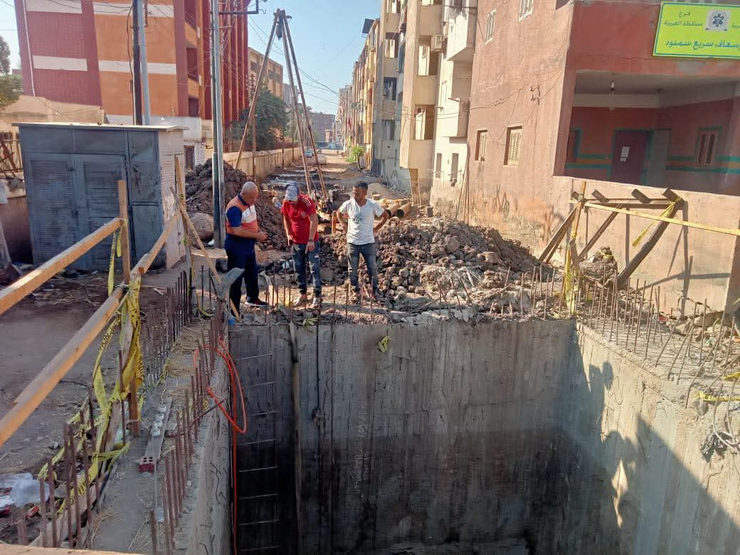 مشروع الصرف الصحي بسمنود