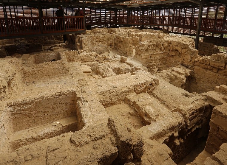 الموقع الأثرى لدير القديس هيلاريون فى غزة