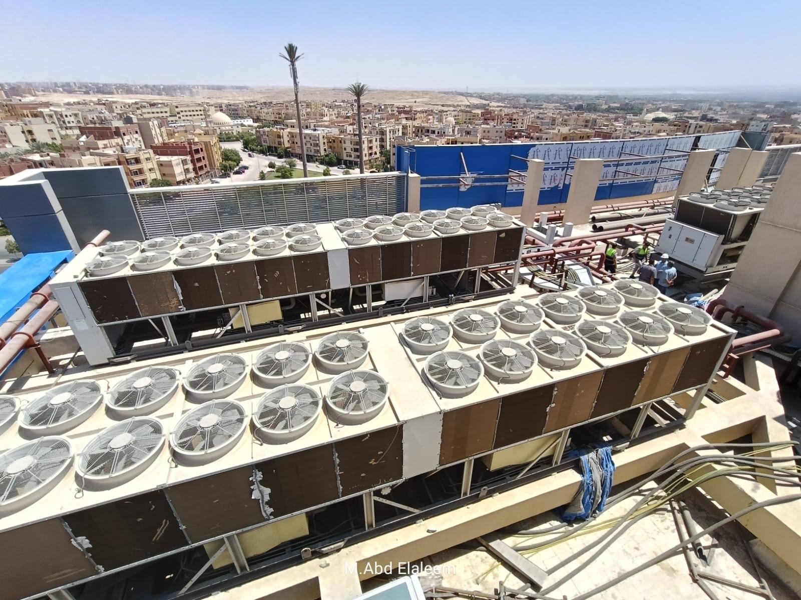 وحدات التبريد بالمستشفى