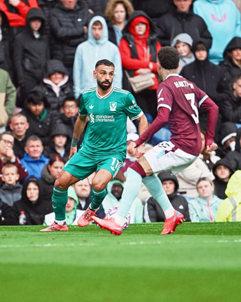 محمد صلاح خلال اللقاء