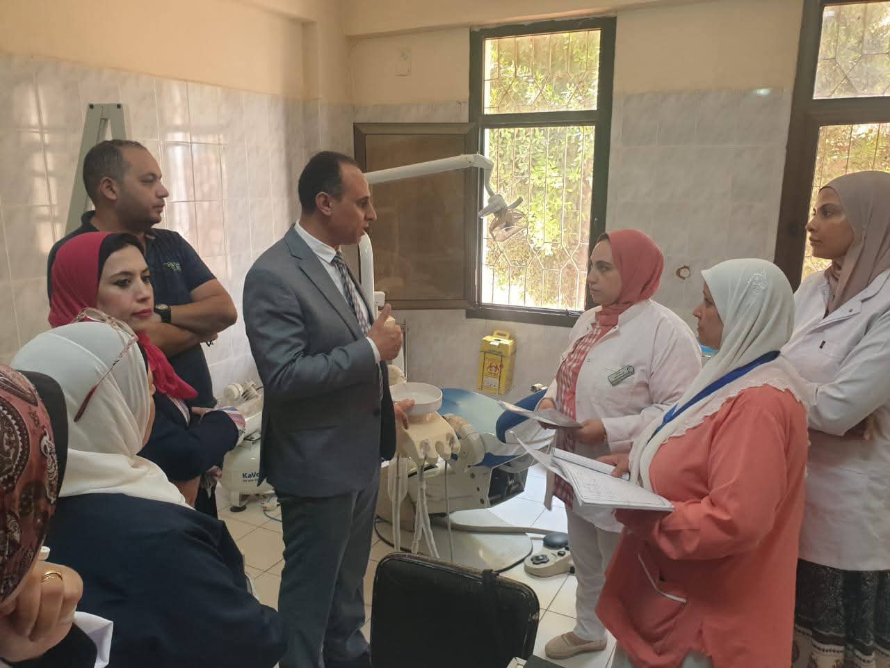 وكيل وزارة الصحة يتفقد العيادات