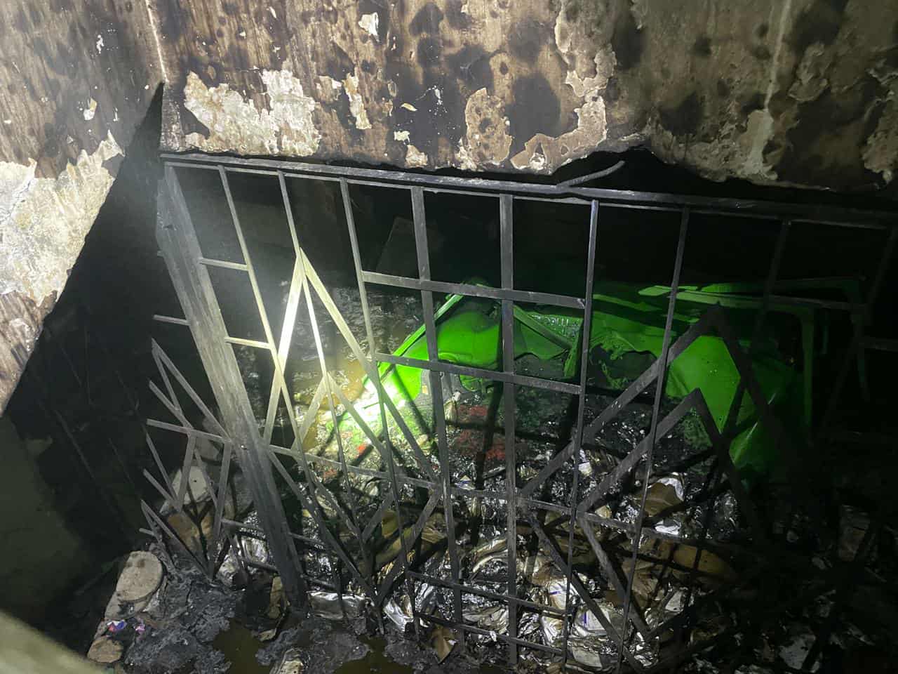 آثار الحريق