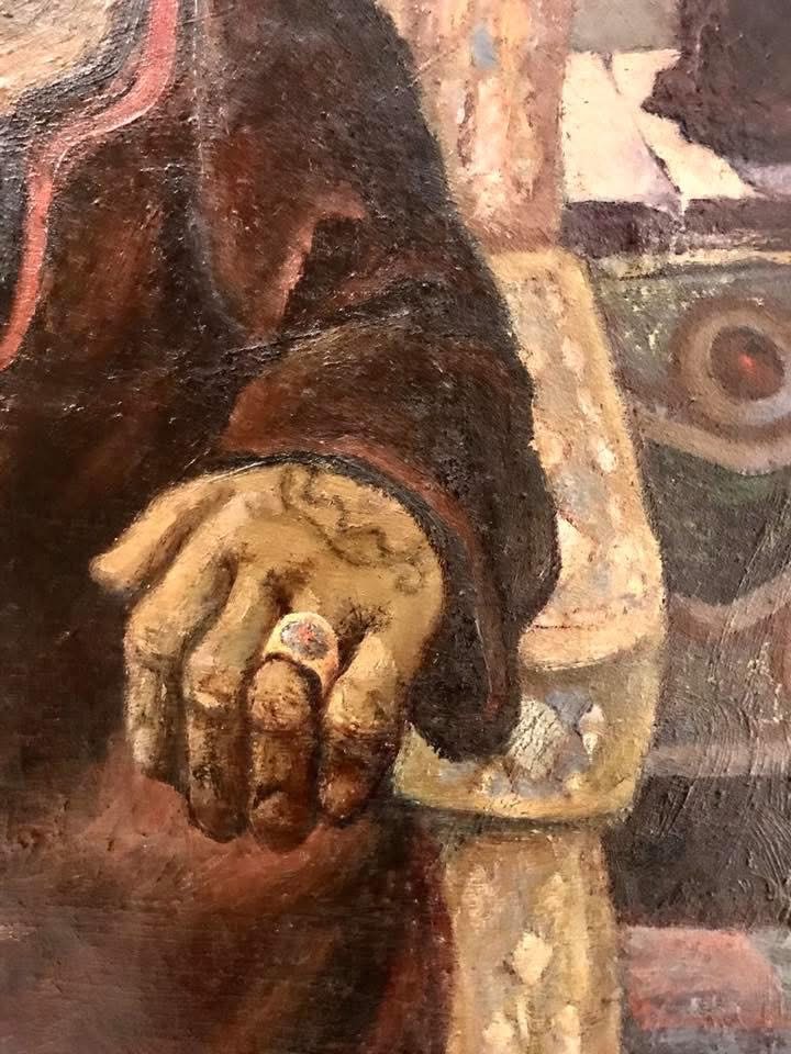 تفاصيل اللوحة