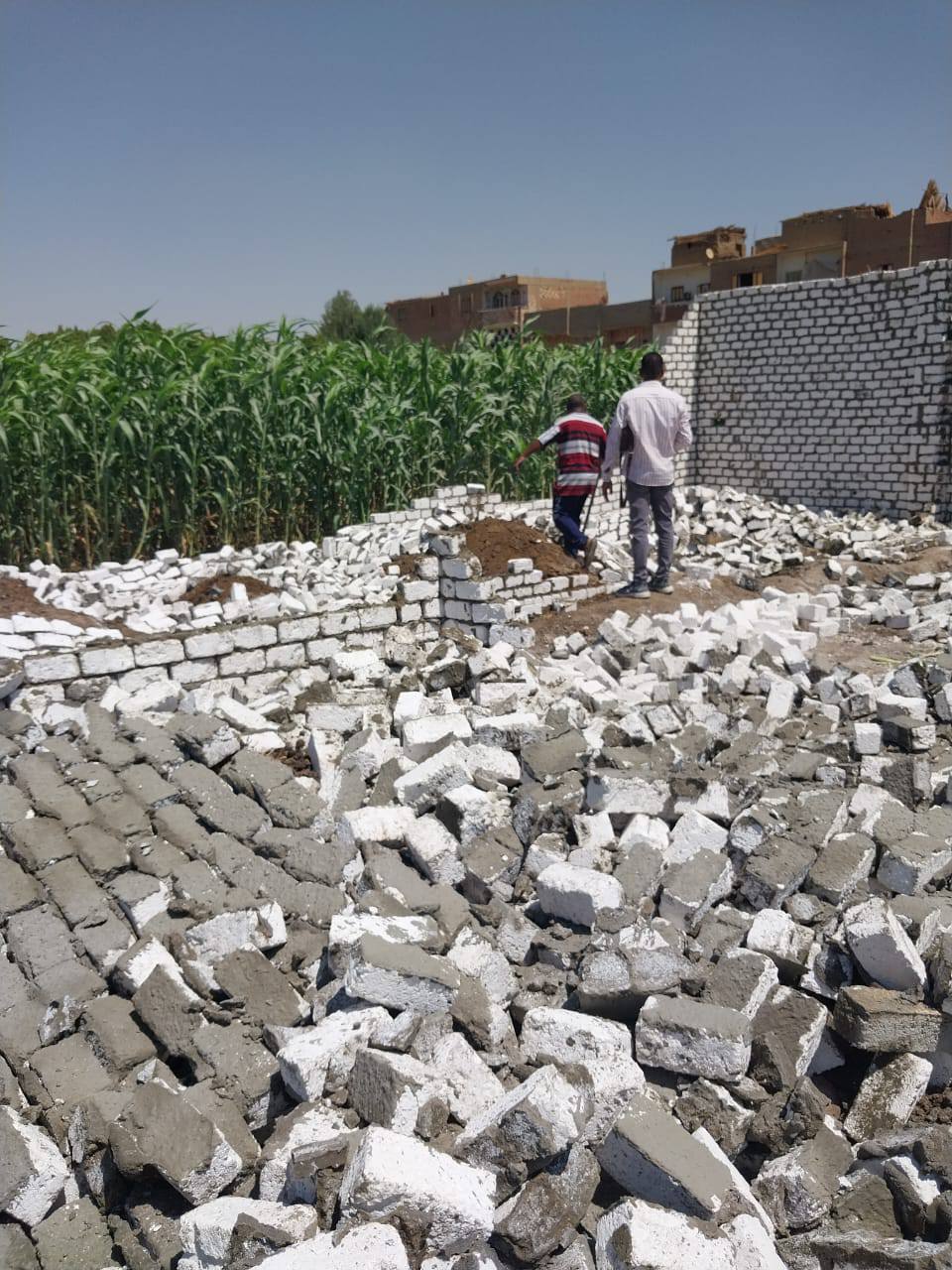 تعدى بالبلوك