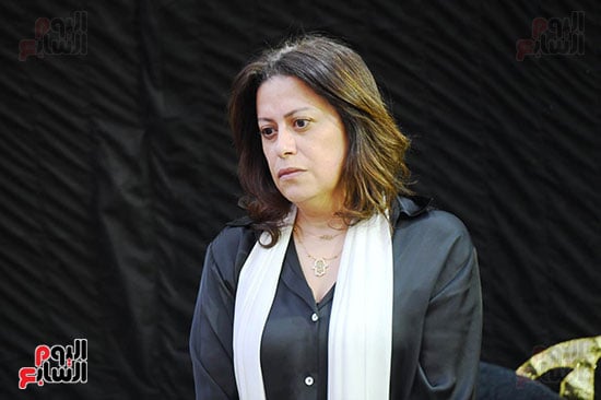 عزاء أرملة الموسيقار سيد مكاوى (8)
