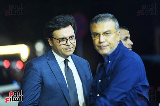 عزاء أرملة الموسيقار سيد مكاوى (1)