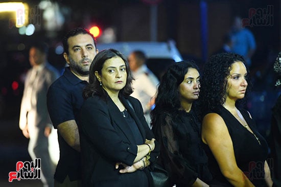 عزاء أرملة الموسيقار سيد مكاوى (23)