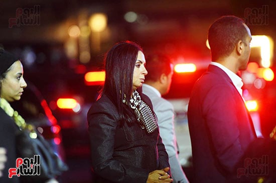 عزاء أرملة الموسيقار سيد مكاوى (30)