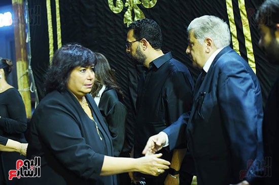 عزاء أرملة الموسيقار سيد مكاوى (27)