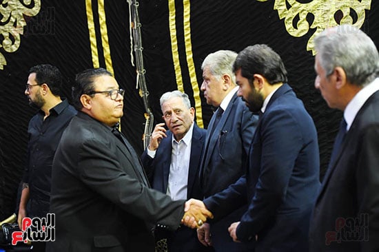 عزاء أرملة الموسيقار سيد مكاوى (11)