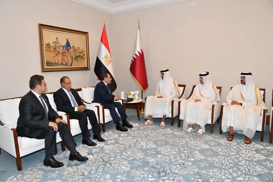 زيارة الرئيس السيسي لقطر (5)