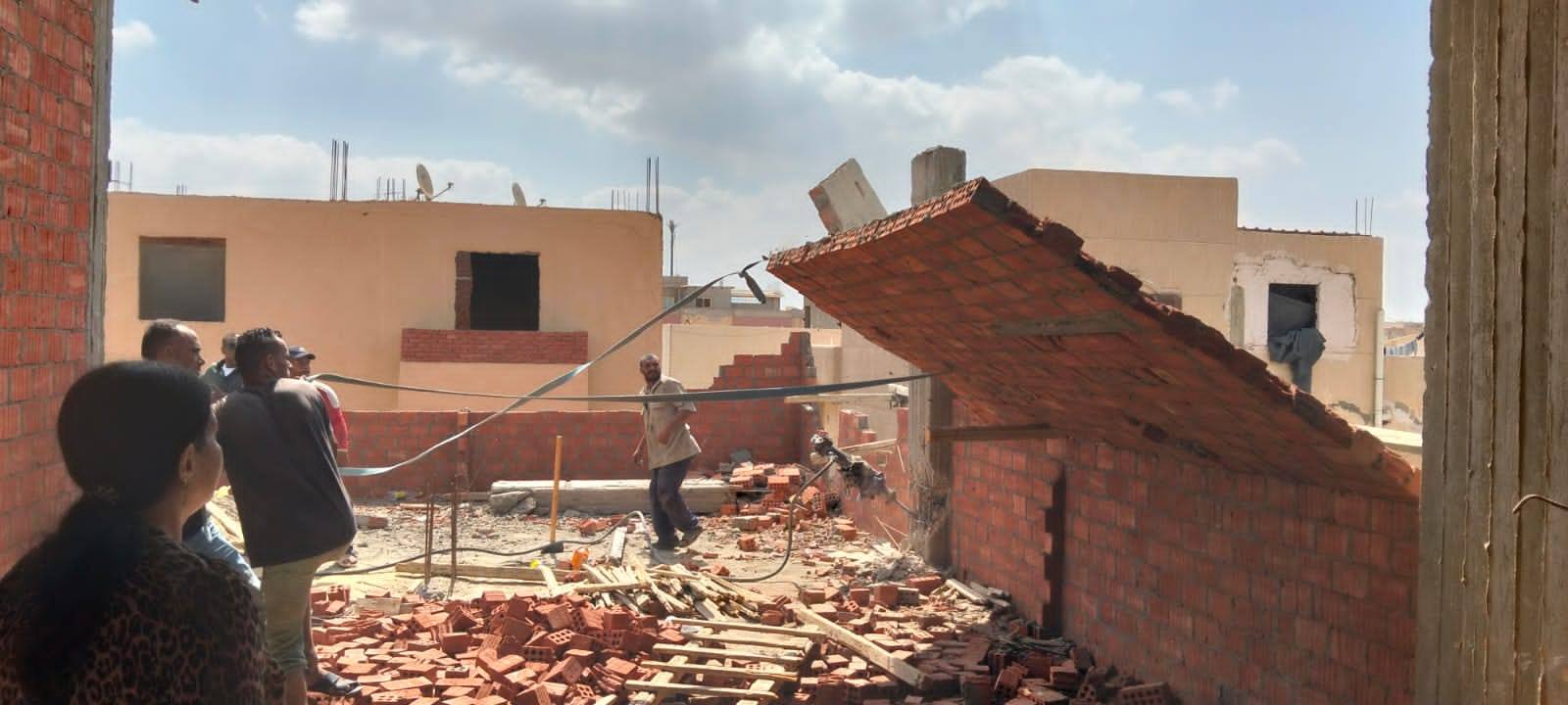 خلال حملات إزالة مخالفات البناء خلال حملات إزالة مخالفات البناء