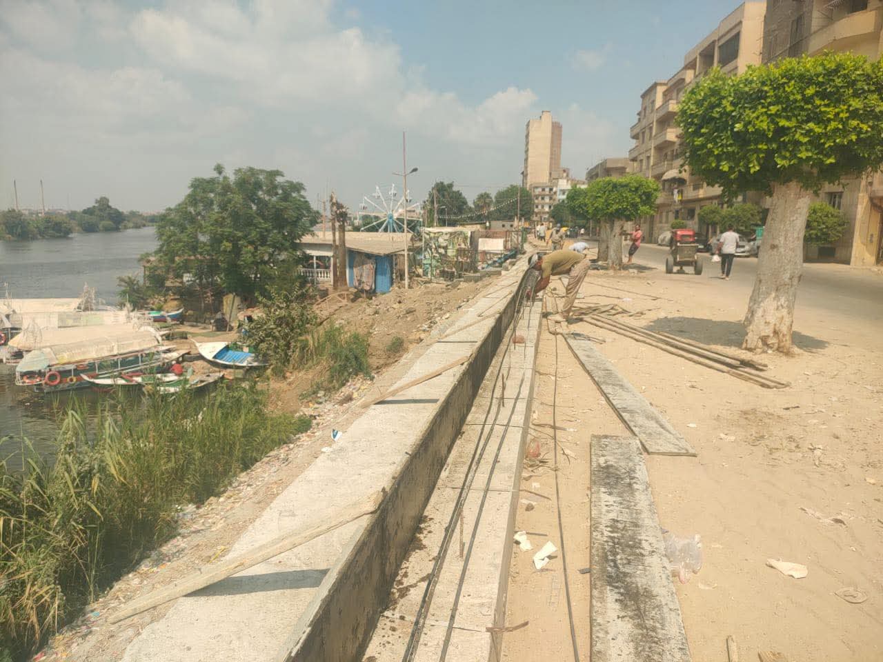 أعمال تطوير مرحلة الكورنيش الثانية 