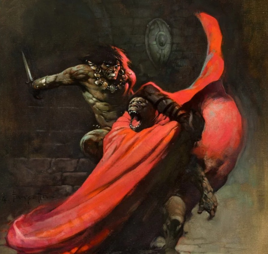 لوحة لفرانك فرازيتا لوحة لفرانك فرازيتا