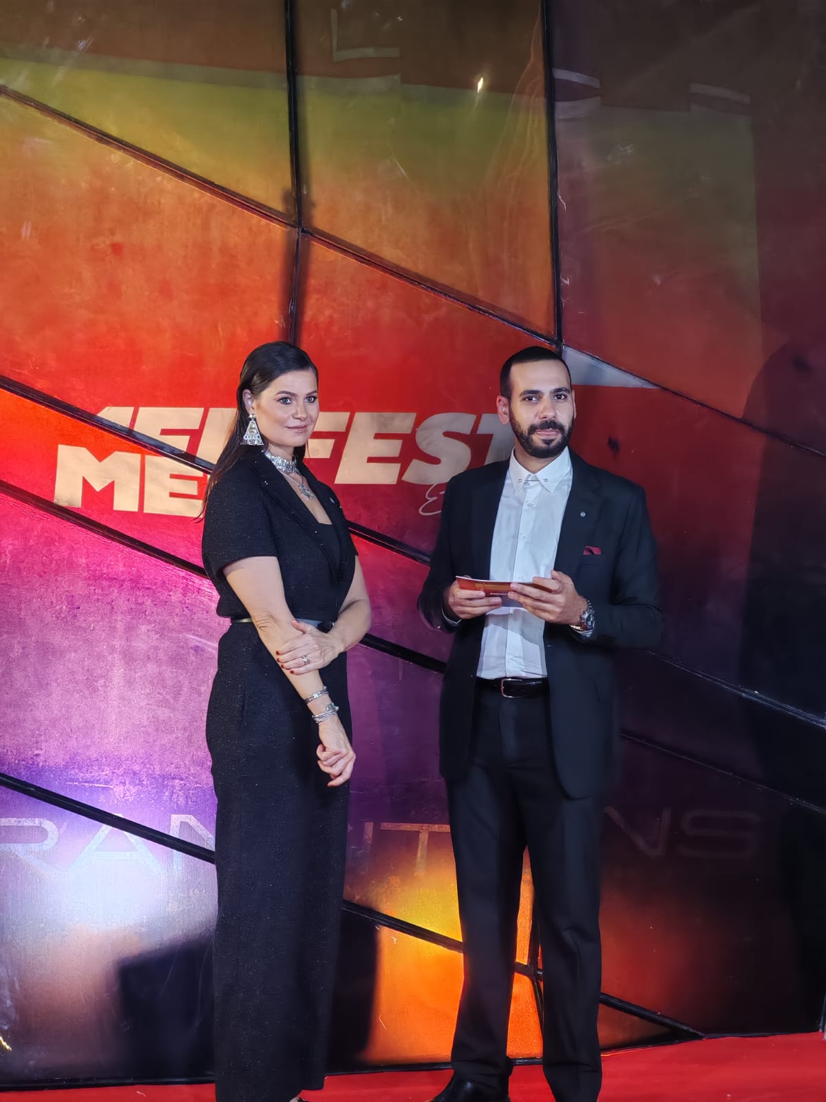 انطلاق  فعاليات ريد كاربت الدورة السابعة من مهرجان ميدفست بمشاركة يسرا اللوزي (3)