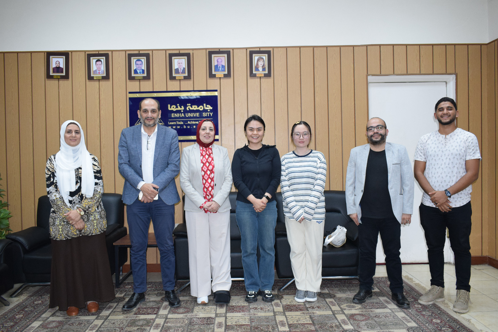 خلال استقبال المتطوعين