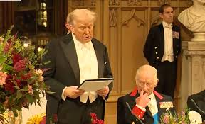 كلمة ترامب امام بحضور الملك تشارلز