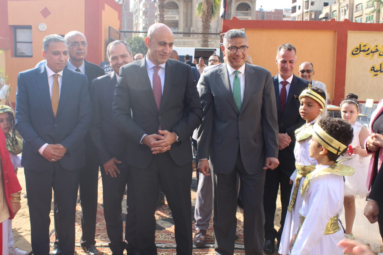 افتتاح 3 مدارس بالجيزة افتتاح 3 مدارس بالجيزة