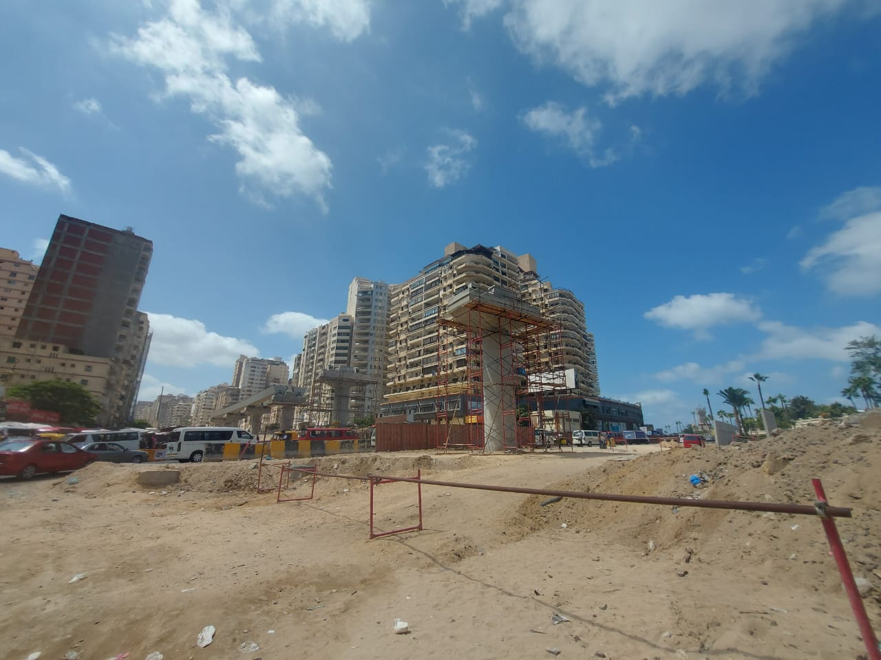 هدم موبرى المندرة بالكامل هدم موبرى المندرة بالكامل