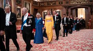 ترامب في بريطانيا المأدبة