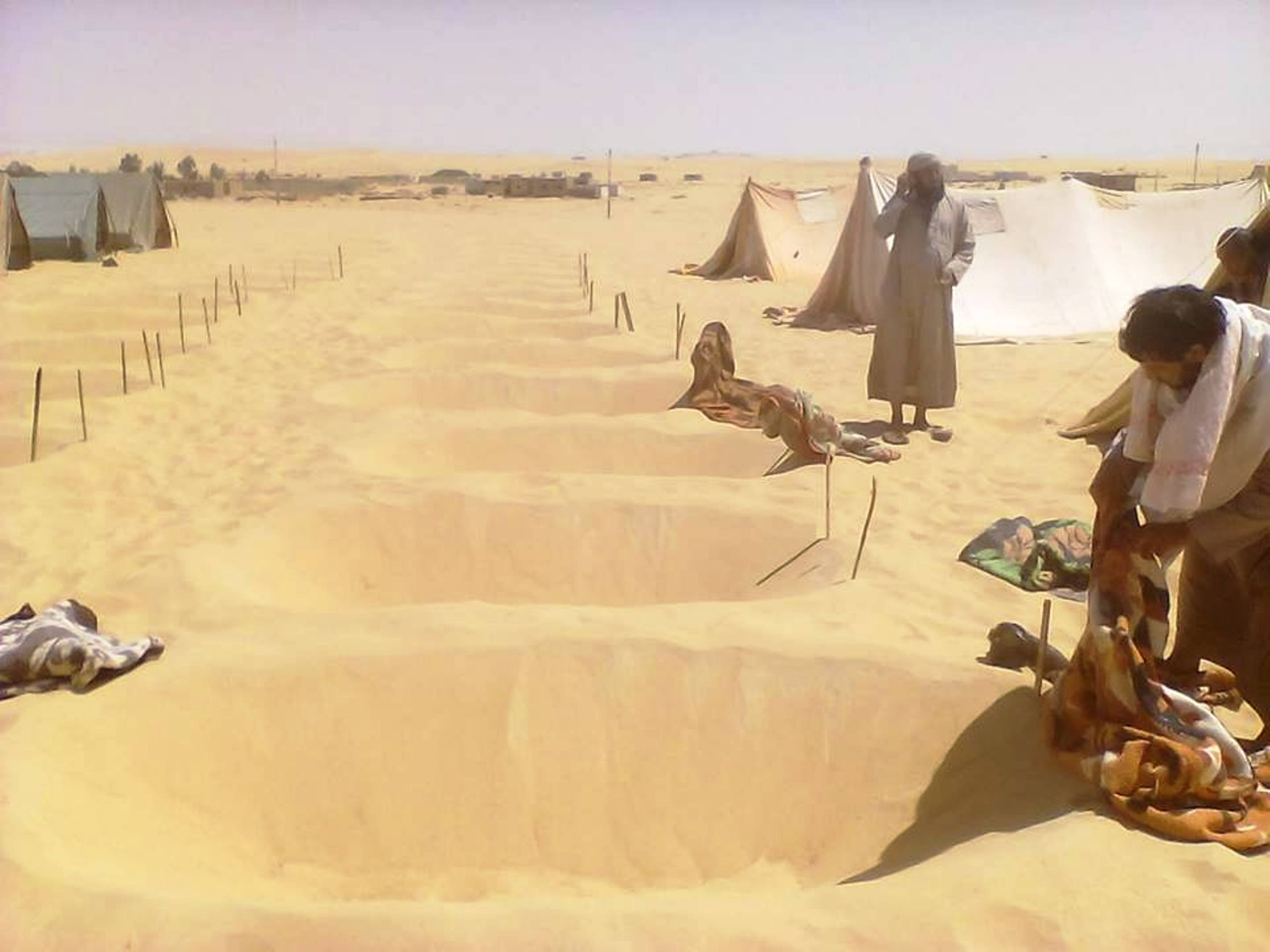 حمامات الرمال علاج طبيعي في سيوة