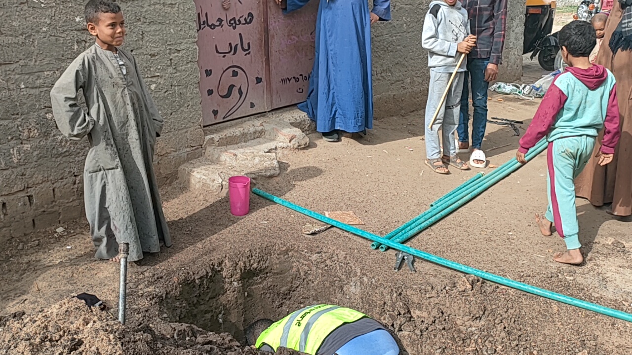 أعمال توصيل خطوط المياه أعمال توصيل خطوط المياه