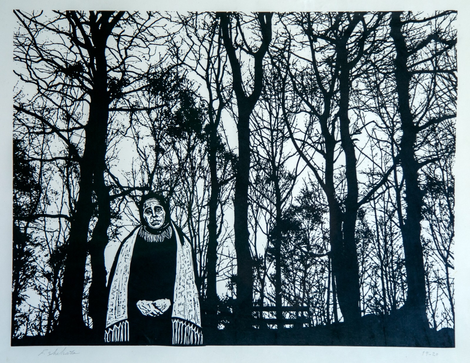 لوحة الفنان العالمى فاروق شحاته