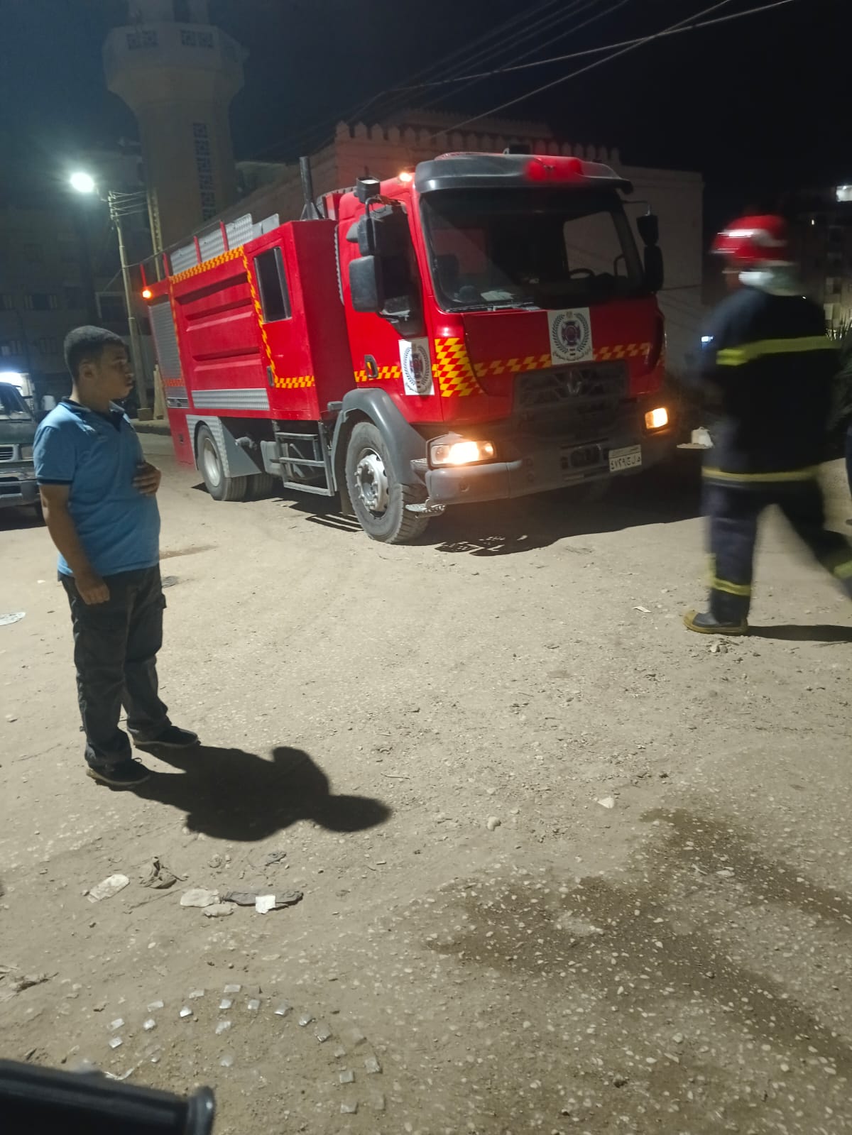 السيطرة على حادث تسريب غاز بمدينة ناصر السيطرة على حادث تسريب غاز بمدينة ناصر
