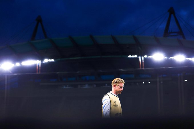 دى بروين فى ملعب الاتحاد دى بروين فى ملعب الاتحاد