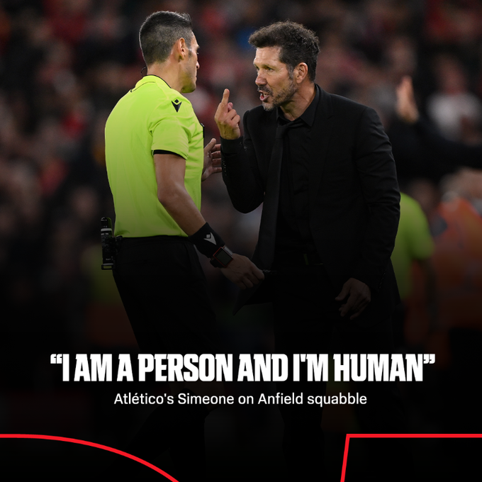 زعم دييغو سيميوني أنه كان يقاوم الإهانات التي وجهها له مشجعوه زعم دييغو سيميوني أنه كان يقاوم الإهانات التي وجهها له مشجعوه