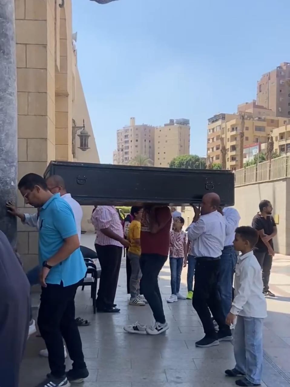 جنازة شقيقة احمد صيام