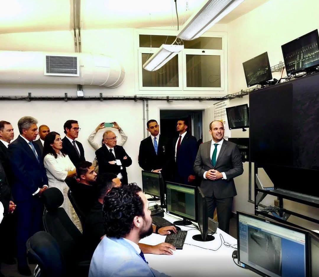 جولة الملك الأسبانى فى مشروع الإضاءة الليلة بالمعبد جولة الملك الأسبانى فى مشروع الإضاءة الليلة بالمعبد