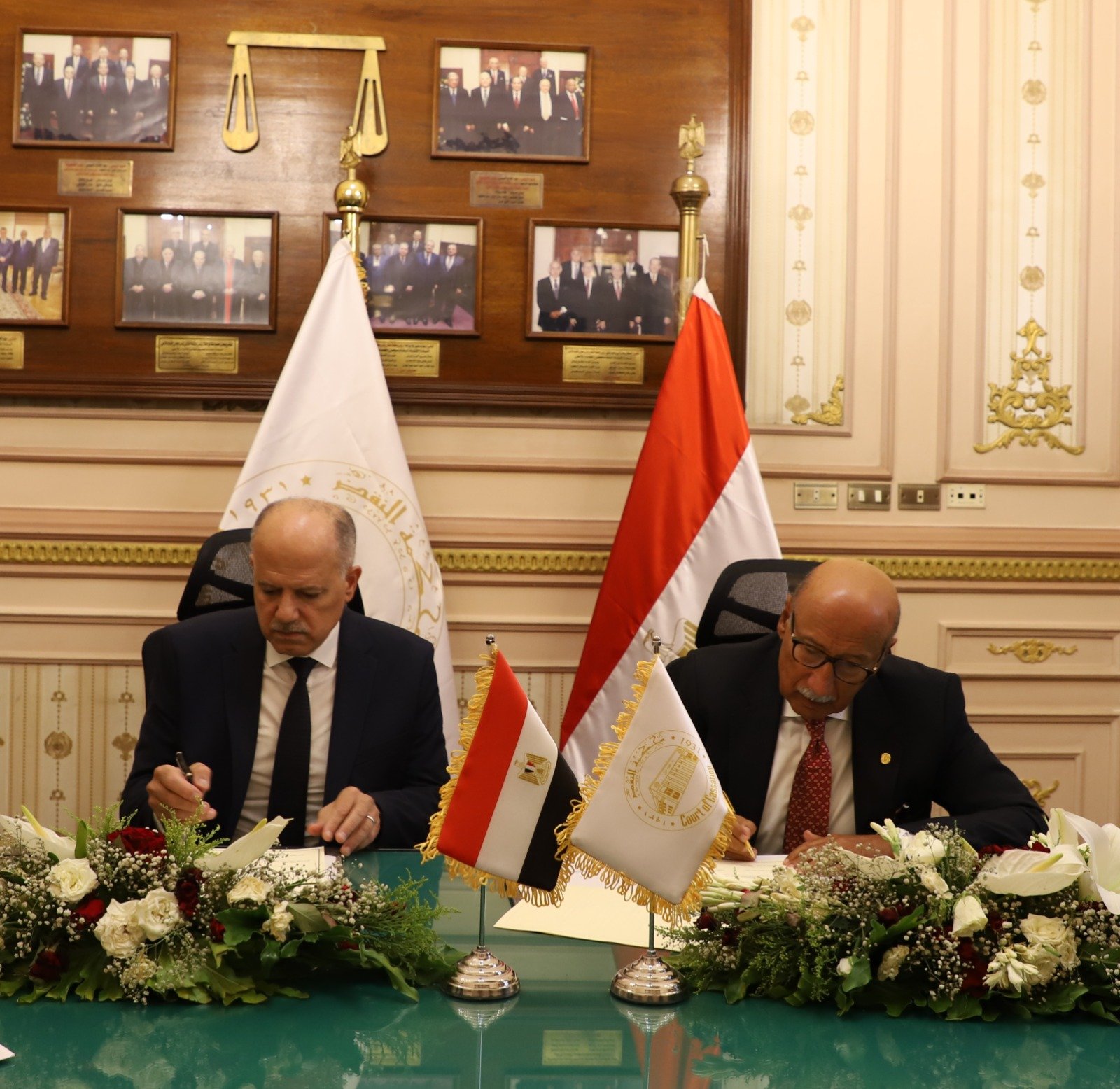 رئيس مجلس القضاء الأعلى يستقبل رئيس الجامة الأمانية (4)
