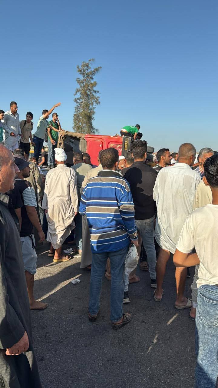انقلاب أتوبيس بالشرقية