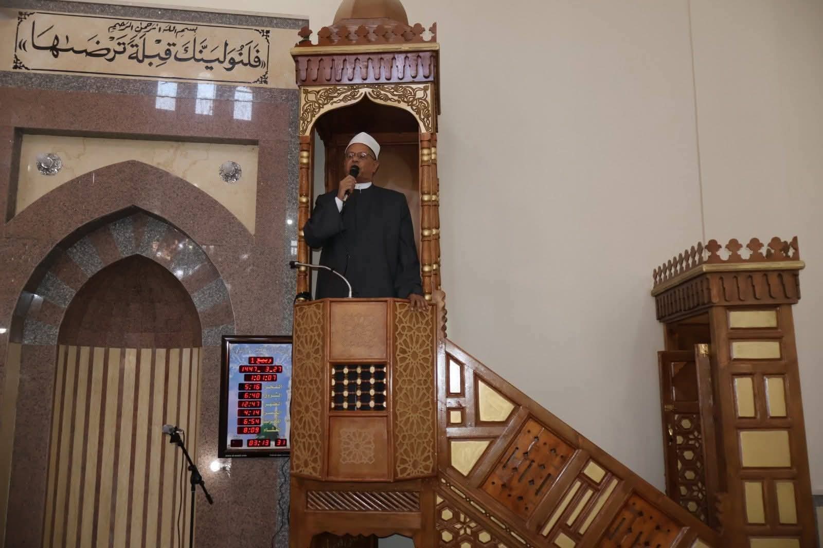 افتتاح مسجد الشيخ وحشى بجهينة بحضور محافظ سوهاج (10)