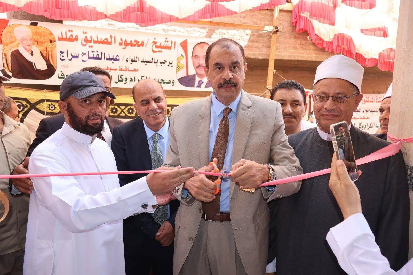 افتتاح مسجد الشيخ وحشى بجهينة بحضور محافظ سوهاج (12)