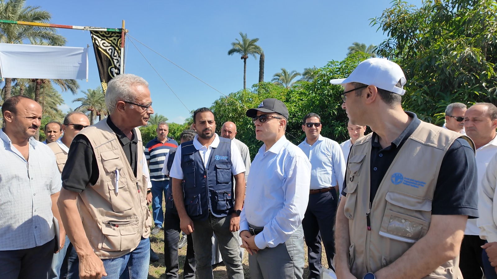 محافظ كفر الشيخ خلال جولته محافظ كفر الشيخ خلال جولته