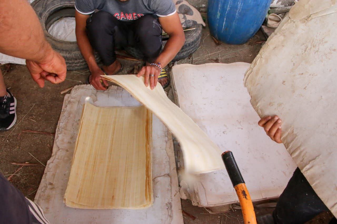 قرية طوخ القراموص.. موطن صناعة البردي في الشرقية