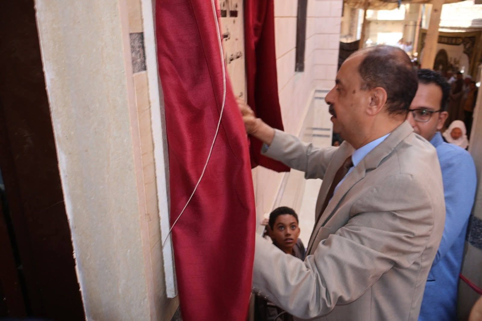 افتتاح مسجد الشيخ وحشى بجهينة بحضور محافظ سوهاج (1)