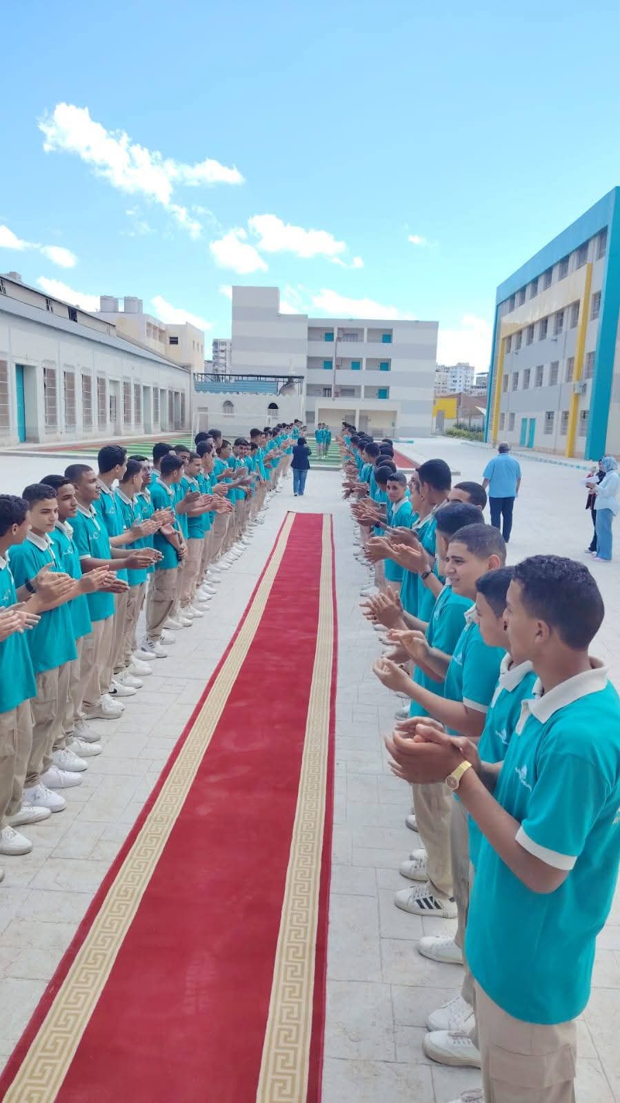 استقبال الطلاب