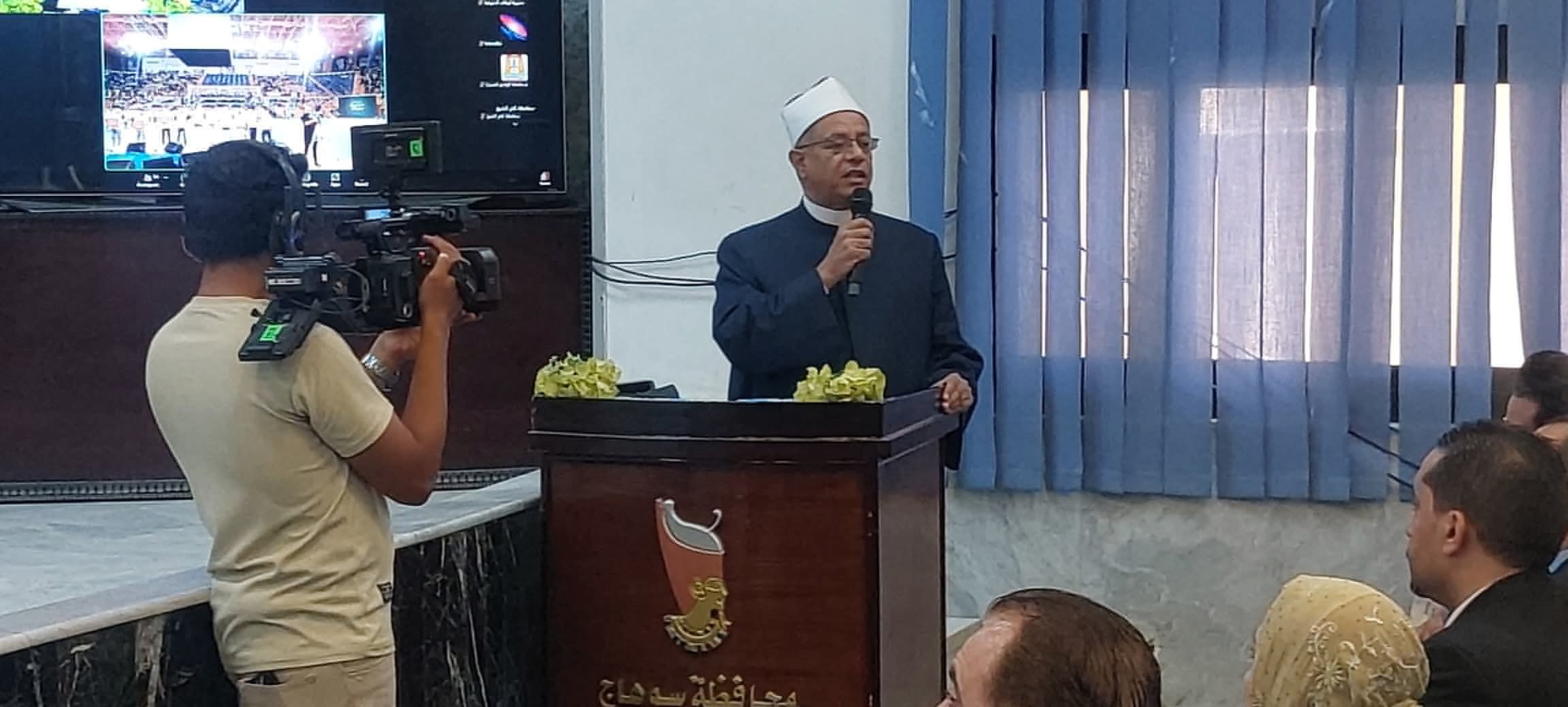 كلمة وكيل وزارة الاوقاف 